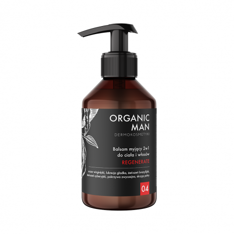 Balsam myjący do ciała i włosów 2w1 regenerujący Organic Man