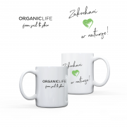Kubek Organic Life Zakochani w naturze (Zielony)